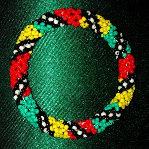 Colorful beaded bracelet